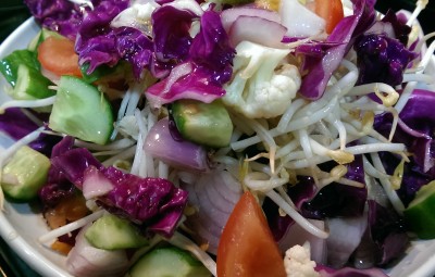 Green-Purple salad time