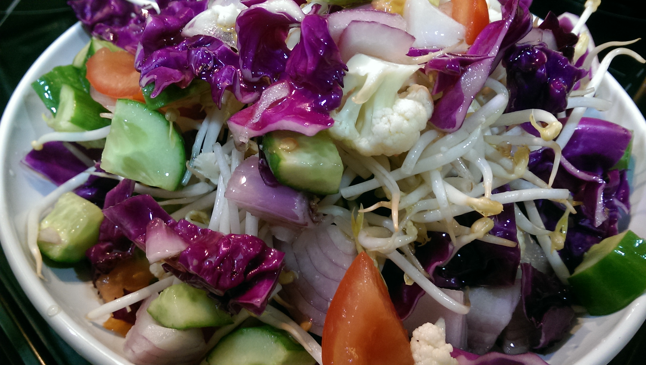 Green- Purple salad time وقت سالاد سبز و بنفش