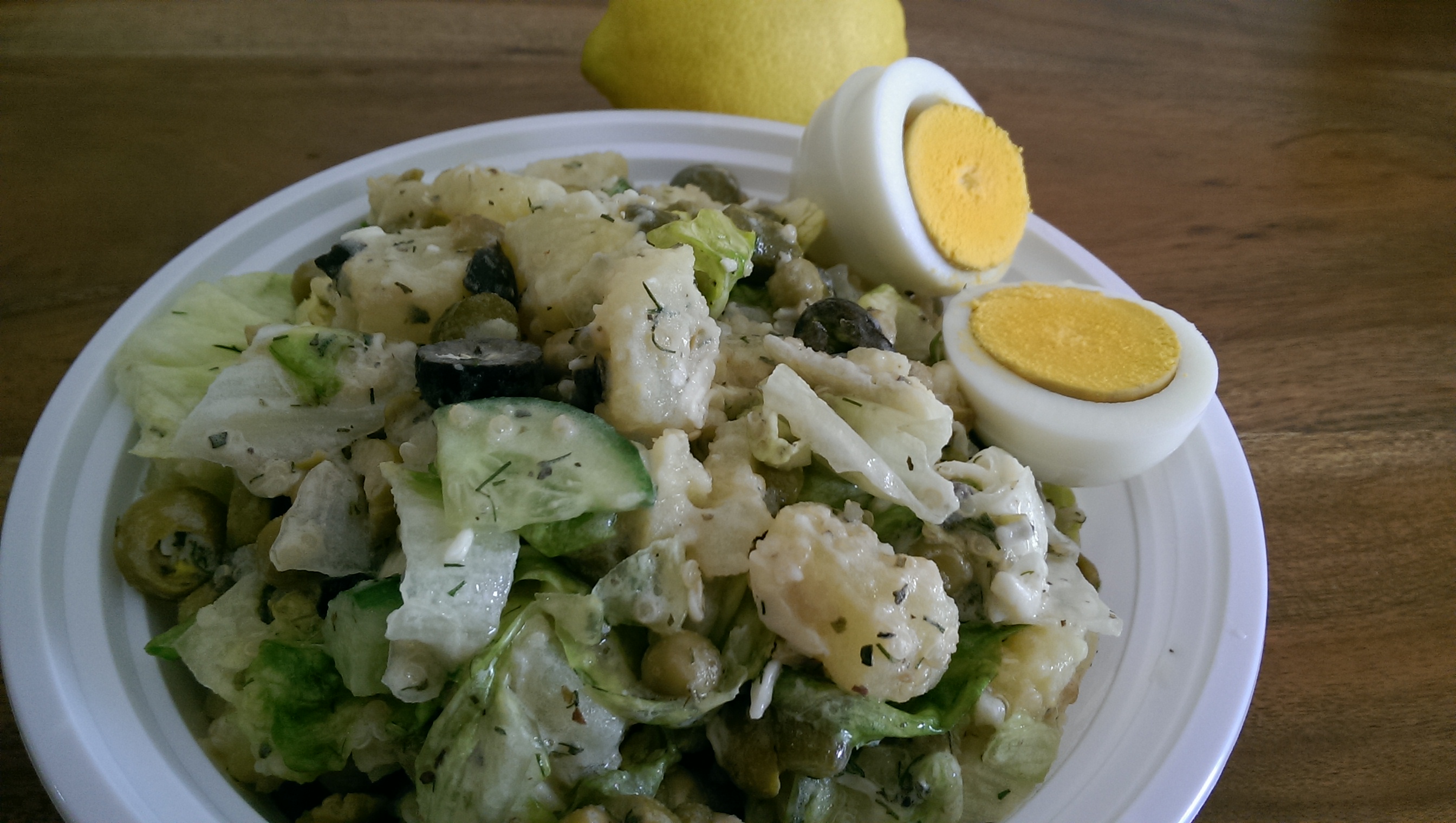 Spring potato+quinoa Salad  سالاد بهاری سیب زمینی  و کینوآ