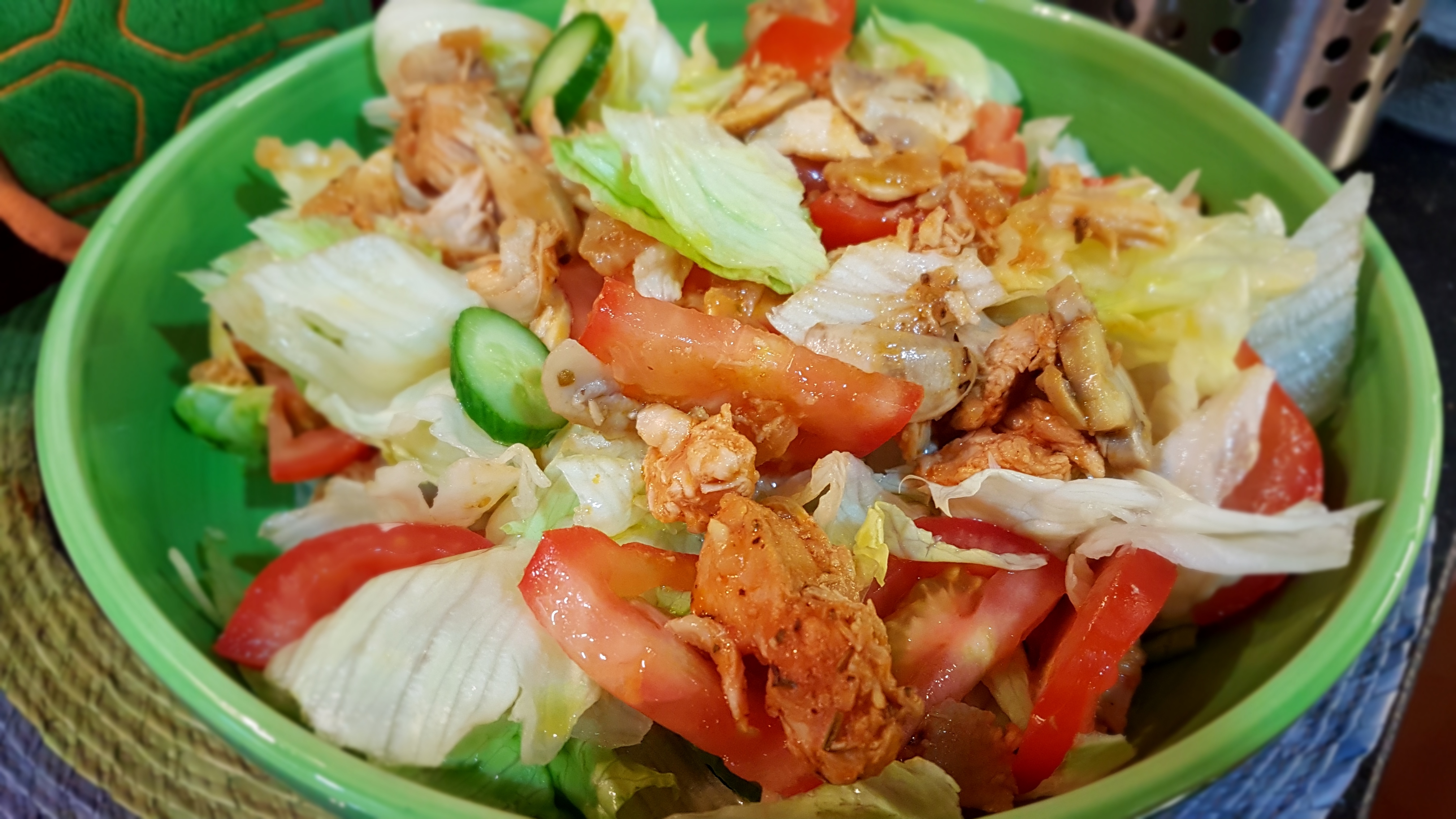 Non-Fried Chicken Salad    سالاد مرغ سرخ نشده و بدون روغن