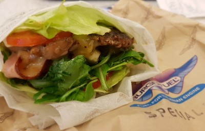 Burger fuel- Low carb. burger